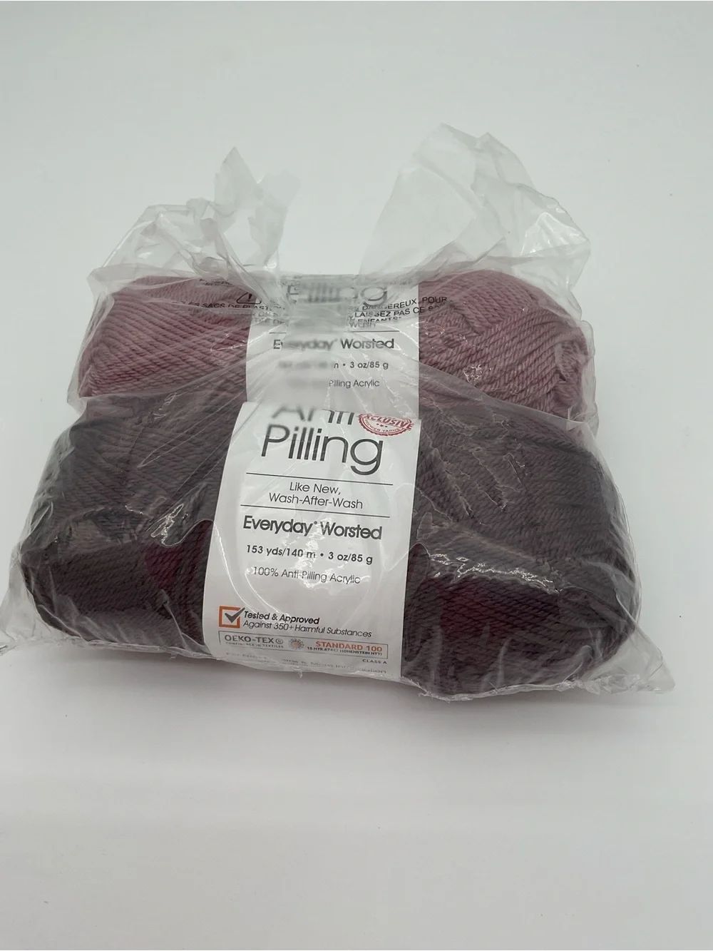 Lot of 2 Skeins Premier Everyday Worsted Acrylic Yarn for Annie’s Kit Club